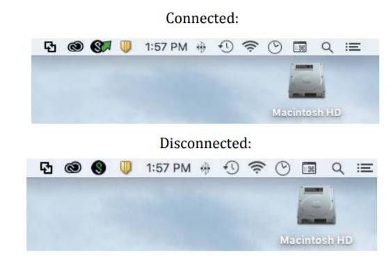 The icon shows Connection status